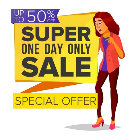 Special Discount Offer Vector Hd Images Shopping Woman Vector Big