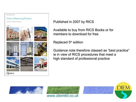 An Introduction To RICS Code Of Measuring Practice 6th Edition PPT