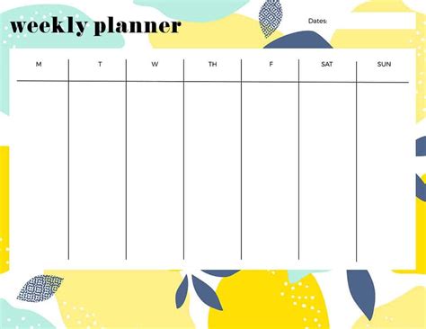 FREE printable weekly calendars — get your week organized!