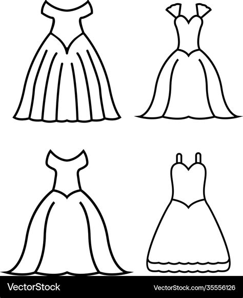 Dress Outline Template