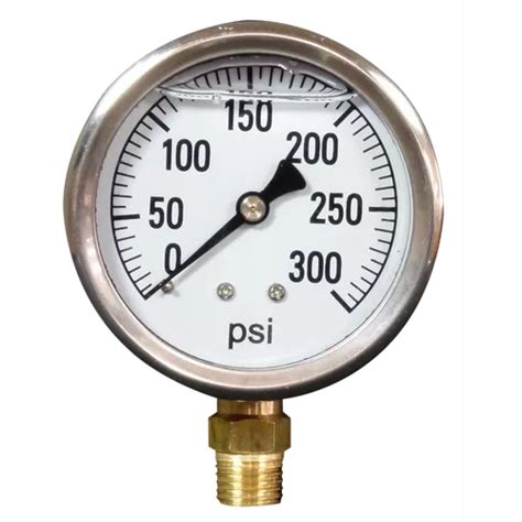 2 5 Inch 63 Mm Water Pressure Gauge 0 To 300 Bar 0 To 4000 Psi At