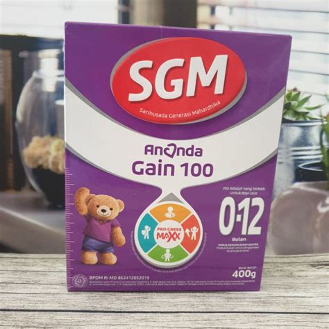 jual sgm ananda gain gram susu gizi tumbuh kembang bayi