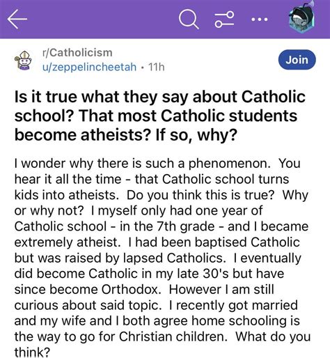 Do Catholic Schools Create Atheists Rexcatholic