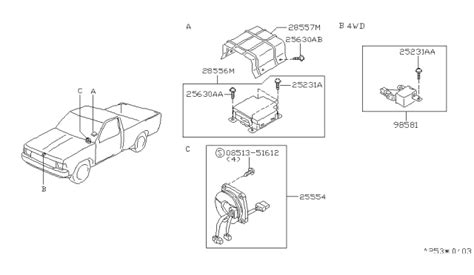 Electrical Unit 1996 Nissan Hardbody Pickup D21U