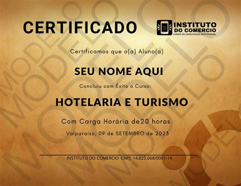 Hotelaria E Turismo Curso