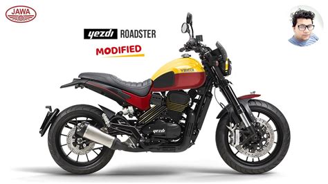 New Yezdi Roadstar 350cc Bike Modified Get A New Look 2023 YouTube