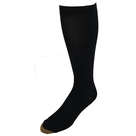 Mens Mild Compression Over The Calf Compression Socks By Gold Toe