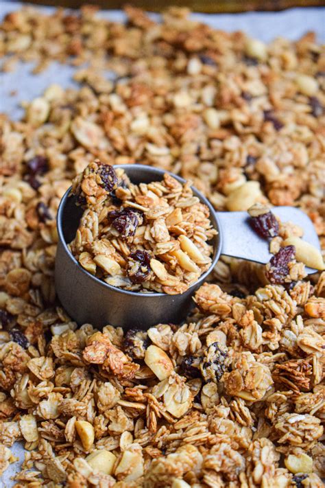 Peanut Butter And Jelly Granola The Jam Jar Kitchen