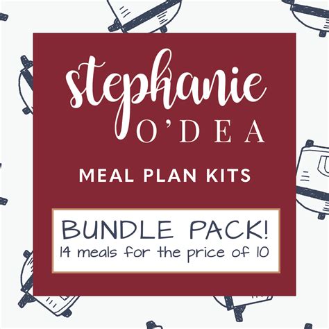 Bundle Pack, 14 Meal Plans for the Price of 10! - Stephanie O'Dea