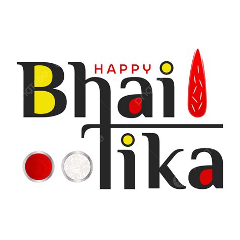 Feliz Bhai Tika Letras Saudações Festival Hindu Png Bhai Dooj Bhai