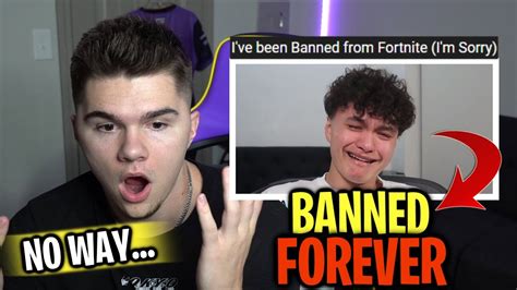 My Reaction To Faze Jarvis Getting Banned Permanently From Fortnite The Truth Youtube