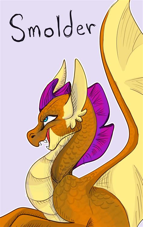 Smolder Mlp By Aprilsilverwolf On Deviantart