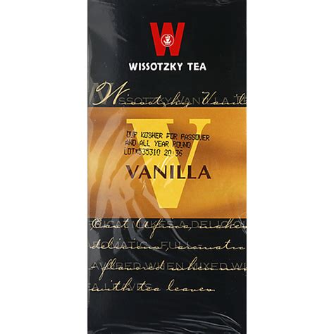 Wissotzky Tea Tea Vanilla Bags Tea Foodtown