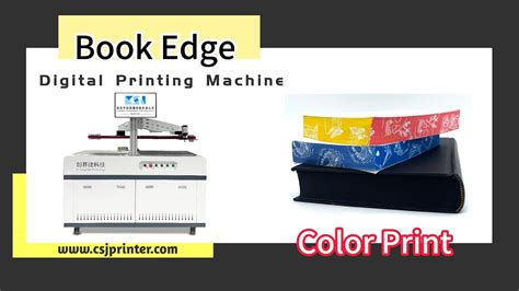 Book Edge Printer Csj Be High Speed Fore Edge Digital Printing