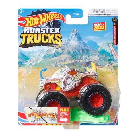 Carro Hot Wheels Monster Trucks Rinoceronte Branco Rhinomite Submarino