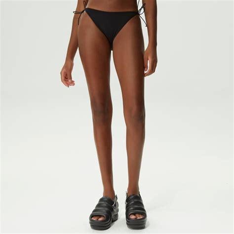 Calvin Klein String Side Tie Kad N Siyah Bikini Alt Kadin Mayo