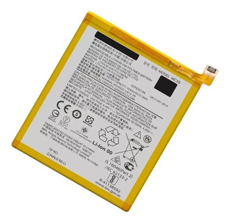 Batería Pila Para Motorola G60 G9 Power Xt2091 Mc50 5640mah Meses sin