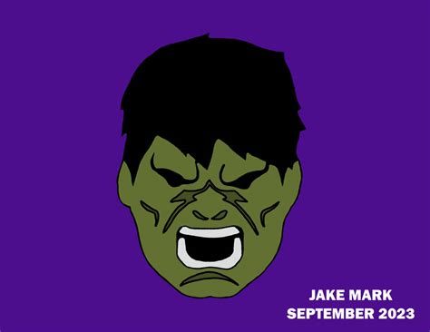 Hulk Face by DrawingJakeM on DeviantArt