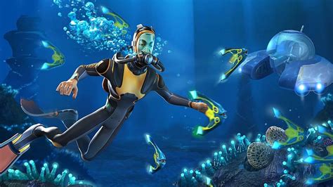 Diver Underwater Video Game Subnautica Hd Wallpaper Peakpx