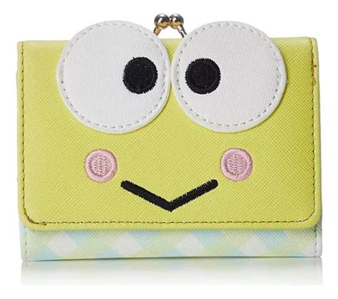 Linda Cartera Verde De Dibujos Animados Keroppi Kawaii Lind Envío gratis