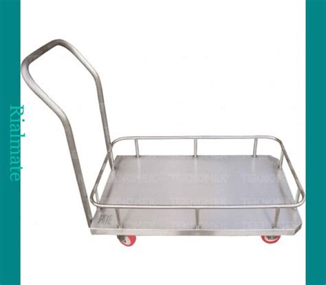 Rialmate Ss Platform Trolley With Side Grill At Rs Trolleys