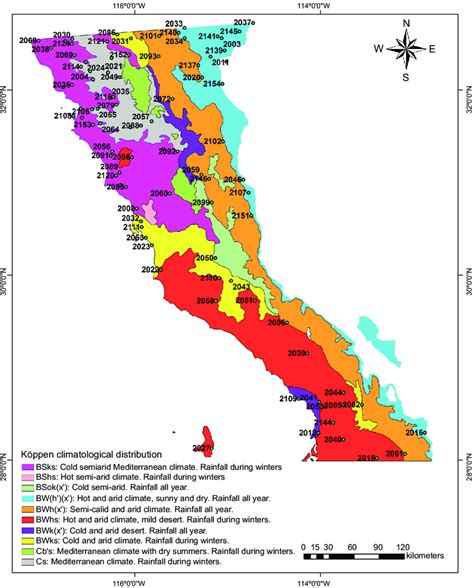 Mexico Temperature Map