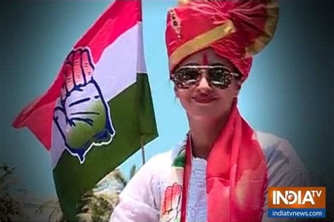 Urmila Matondkar rides bike, files nomination Rangeela style in Mumbai – India TV