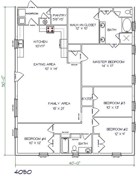 34+ 40X60 Metal Building Floor Plans - ShahbazLawson