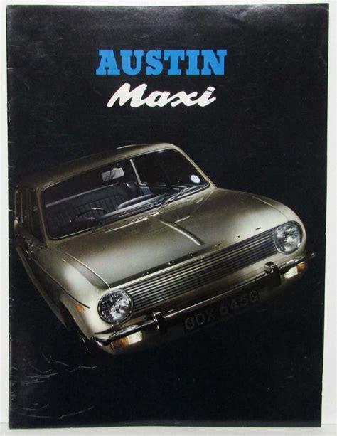 1970 Austin Maxi Sales Brochure