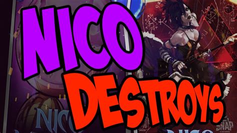 Nico Minoru Destroy Deck Gameplay Marvel Snap Youtube