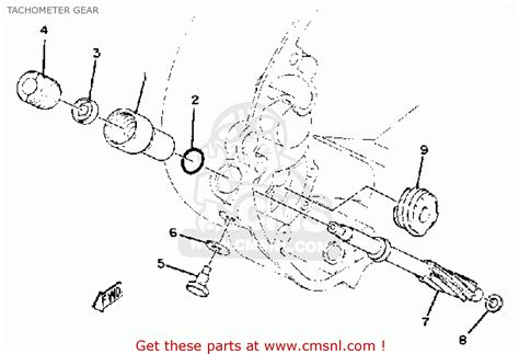 Yamaha Xs A Usa Tachometer Gear Buy Original Tachometer
