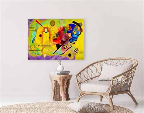 Wassily Kandinsky Yellow Red Blue 1925 By Vivanne Wall Art