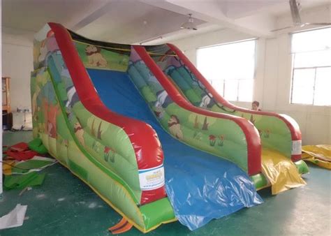 Customized Lovely Full Print Commercial Inflatable Swimming Pool Slide