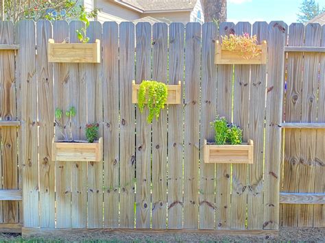 Wooden Picket Fence Planter Garden Screening And Privacy Ideas Trellis