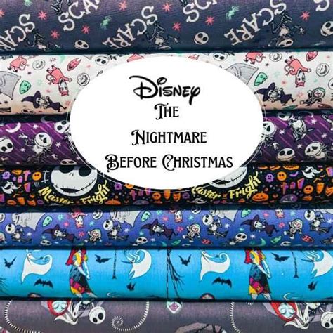 The Nightmare Before Christmas, Fabric Design Treasures