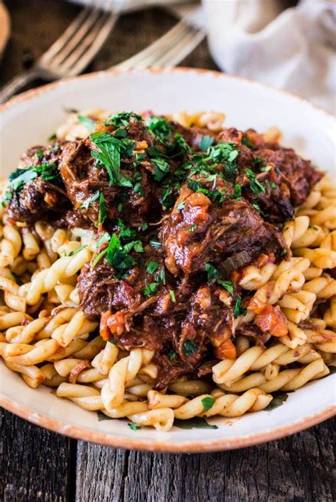 Braised Beef Ragu With Gemelli Oliviascuisine A Classic