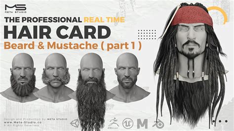 Professional Realtime Hair card - Beard and Mustache - Finished Projects - Blender Artists Community