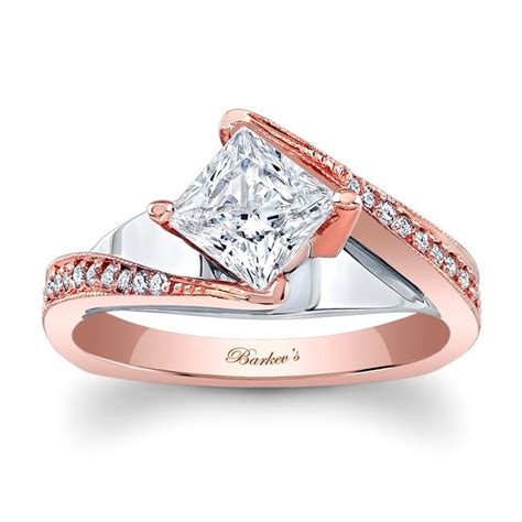 Barkev S Rose Gold Engagement Ring 7922LTW