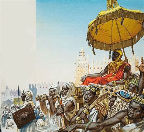 Mansa Musa African Empires Warriors Illustration African History