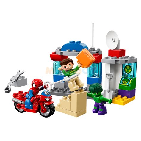 ЛЕГО 10876 купить, LEGO® DUPLO® - “Приключения Человека-Паука и Халка”