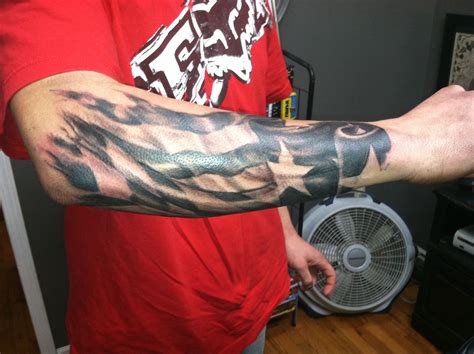 43++ Stunning Tattered american flag forearm tattoo ideas