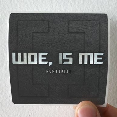 Woe Is Me Numbers 1 Album Cover Sticker