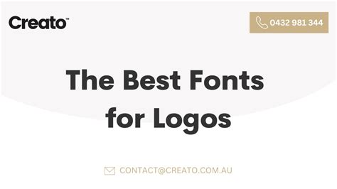 20+ Best Fonts for Logos and Tips for Perfect Logo Font Selection