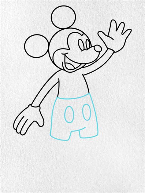 How to Draw Mickey Mouse - HelloArtsy