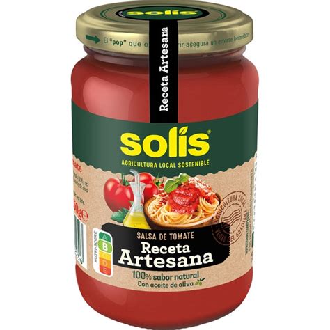 Comprar Salsa De Tomate Receta Artesana Sin Gluten Frasco G Solis