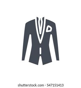 Business Suit Silhouette Icon Stock Vector (Royalty Free) 547151413 ...