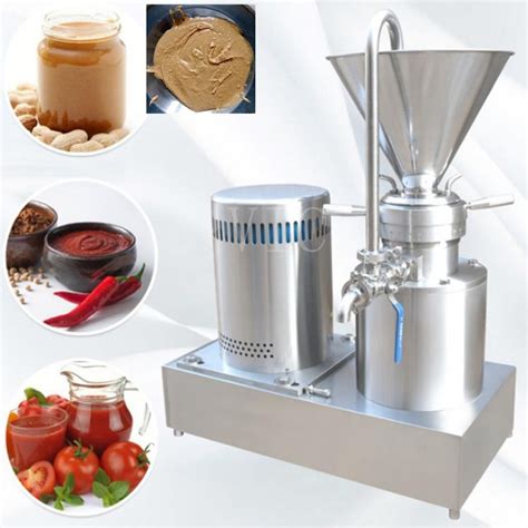 Fully Automtic Nut Sesame Cocoa Butter Production Line Grains Colloid