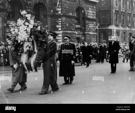 Marshall Tito To Day 16 3 53 Laid A Wreath At The Cenotaph In