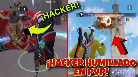 HACKER VS PRO PVP ÉPICO Hacker vs Jugador de PC en Free Fire