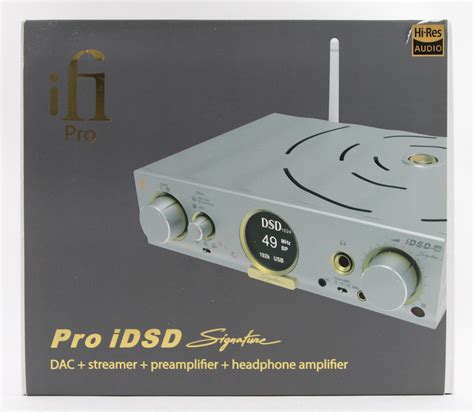 Ifi Pro Idsd Signature Streamer Dac Headphone Amplifier Review